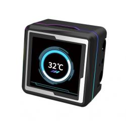 Water cooler raidmax cpu lm360 argb with animation display black