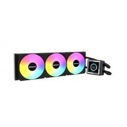 Water cooler raidmax cpu lm360 argb with animation display black