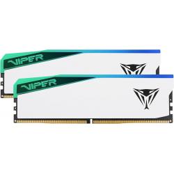 Memoria patriot ddr5 viper elite 5 32GB 6000 mts RGB cl30 white h dual kit