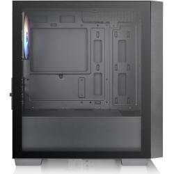 Gabinete gamer thermaltake versa H16 TG RGB black temp glass