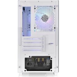 Gabinete gamer thermaltake versa H16 TG RGB Snow White temp glass
