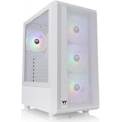 Gabinete thermaltake S200 plus TG ARGB snow white tempered glass