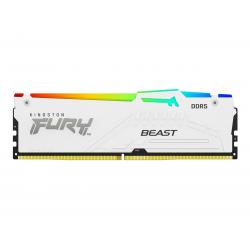 Memoria ram kingston 16gb 6800mhz fury beast white rgb ddr5