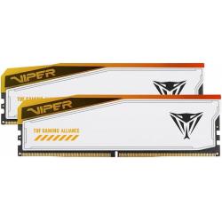 Memoria patriot viper elite 5 tuf 32gb ddr5 cl36 rgb 6000mts gaming white