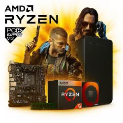 Pc Necxus Gamer Ryzen 5 8500g 16GB DDR5 512Gb M.2 PCIe Video Radeon Gabinete KIT