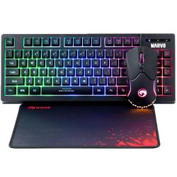 KIT Marvo Gaming Teclado; Mouse & Pad - CM310
