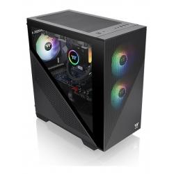 Gabinete gamer thermaltake divider 170 tg argb black temp glass