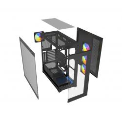 Gabinete gamer raidmax infinita I800 fishtank tg rgb