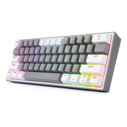 Teclado gamer redragon Fizz Pro inalambrico SP K616 rgb grey
