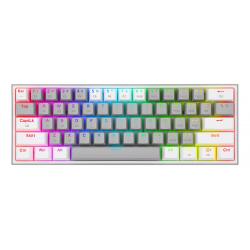 Teclado gamer redragon Fizz Pro inalambrico SP K616 rgb grey