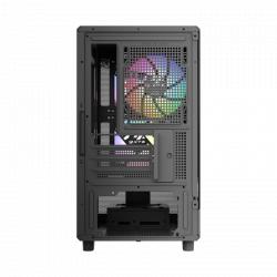 Gabinete XYZ atom black c/ 3 coolers pulsar a-rgb+pwm a-rgb controller