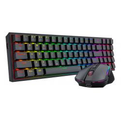 Combo Teclado y Mouse Redragon 2 en 1 pollux + trident S136 black