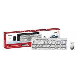 Teclado + mouse inalambrico genius slimstar 8230 white