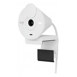 Webcam brio 300 logitech Blanca full hd con microfono