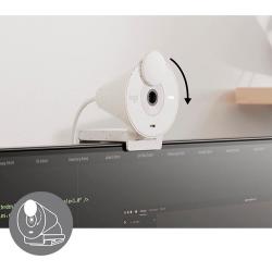 Webcam brio 300 logitech Blanca full hd con microfono