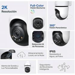 Camara de seguridad exterior wifi tp-link tapo C510w 3mp 2k
