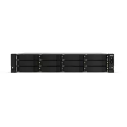 Storage QNAP NAS de 12 bahías formato rack con procesador Intel de 4 núcleos