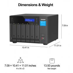 STORAGE Qnap INTEL Tvs-h674-i5-32g Nas De Escritorio De 6 Bahias