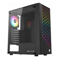 Gabinete XYZ portal 200  c/ 1 cooler airpulse a-rgb ATX black fan