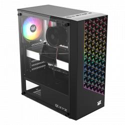 Gabinete XYZ portal 200  c/ 1 cooler airpulse a-rgb ATX black fan