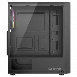 Gabinete XYZ portal 200  c/ 1 cooler airpulse a-rgb ATX black fan