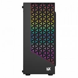Gabinete XYZ portal 200  c/ 1 cooler airpulse a-rgb ATX black fan