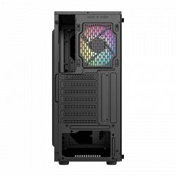 Gabinete XYZ portal 200  c/ 1 cooler airpulse a-rgb ATX black fan
