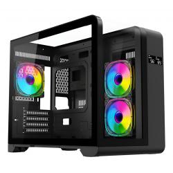 Gabinete gamer jalatec JT-KS31 3 fan 120mm argb c/control