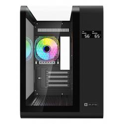 Gabinete gamer jalatec JT-KS31 3 fan 120mm argb c/control