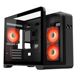 Gabinete gamer jalatec JT-KS31 3 fan 120mm argb c/control