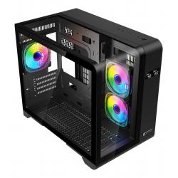 Gabinete gamer jalatec JT-KS31 3 fan 120mm argb c/control