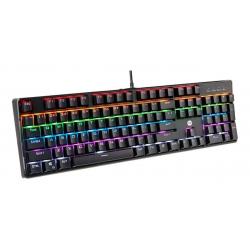 Teclado gamer HP GK320 qwerty esp. negro con led