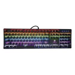 Teclado gamer HP GK320 qwerty esp. negro con led