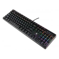 Teclado gamer HP GK320 qwerty esp. negro con led