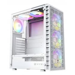 Gabinete XYZ airone 300 mesh atx white 6 fans