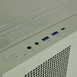 Gabinete thermaltake view 270 plus tg argb matcha green tempered glass