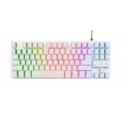 Teclado gamer trust thado TKL white GXT833W