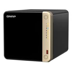 Storage Nas Qnap 4 Bahias 8 Ram Sata 3,5 Compacto Torre Ts-464-8g