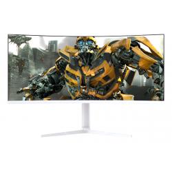 Monitor gamer solarmax curvo ultrawide 34 Pulgadas WQHD 165hz blanco