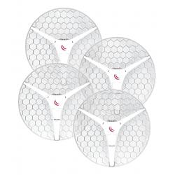 Access Point Mikrotik ap/cpe + antena 5ac 27dbi pack x4 Exterior