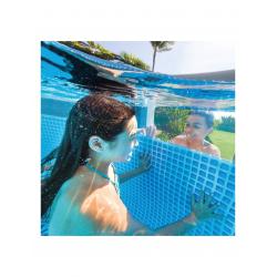 Pileta De Lona Redonda INTEX Prism Frame Clearview 427 x 107 CM Con Bomba y Acce