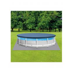 Pileta De Lona Redonda INTEX Prism Frame Clearview 427 x 107 CM Con Bomba y Acce
