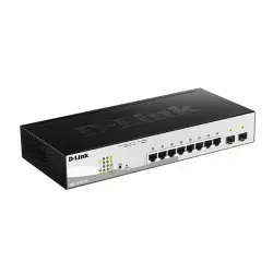 Switch D-Link DGS-1210-10P 8 puertos Gigabit PoE con 2 puertos SFP