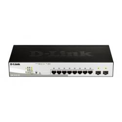 Switch D-link dgs-1210-10p 8-port gigabit 2-ports sfp poe