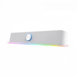 Parlante barra de sonido trust thorne rgb white gxt619w