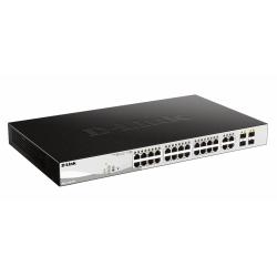 D-link switch dgs-1210-28p 24 10/100/1000base-t poe 4 100/1000