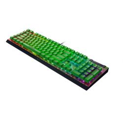 Teclado gamer razer blackwidow v4 x minecraft edition green sw