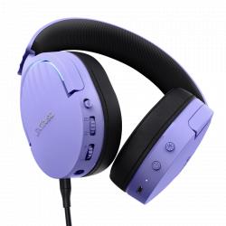 Auricular gamer trust fayzo wireless purple gxt491p