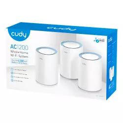 Router Cudy M1200 banda dual 3 pack wifi mesh inalambrico
