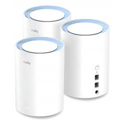 Router Cudy M1200 banda dual 3 pack wifi mesh inalambrico